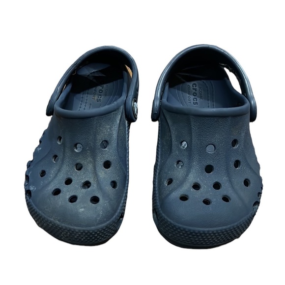 Crocs Kids Unisex Baya Navy Clogs Size 8 - Picture 1 of 4